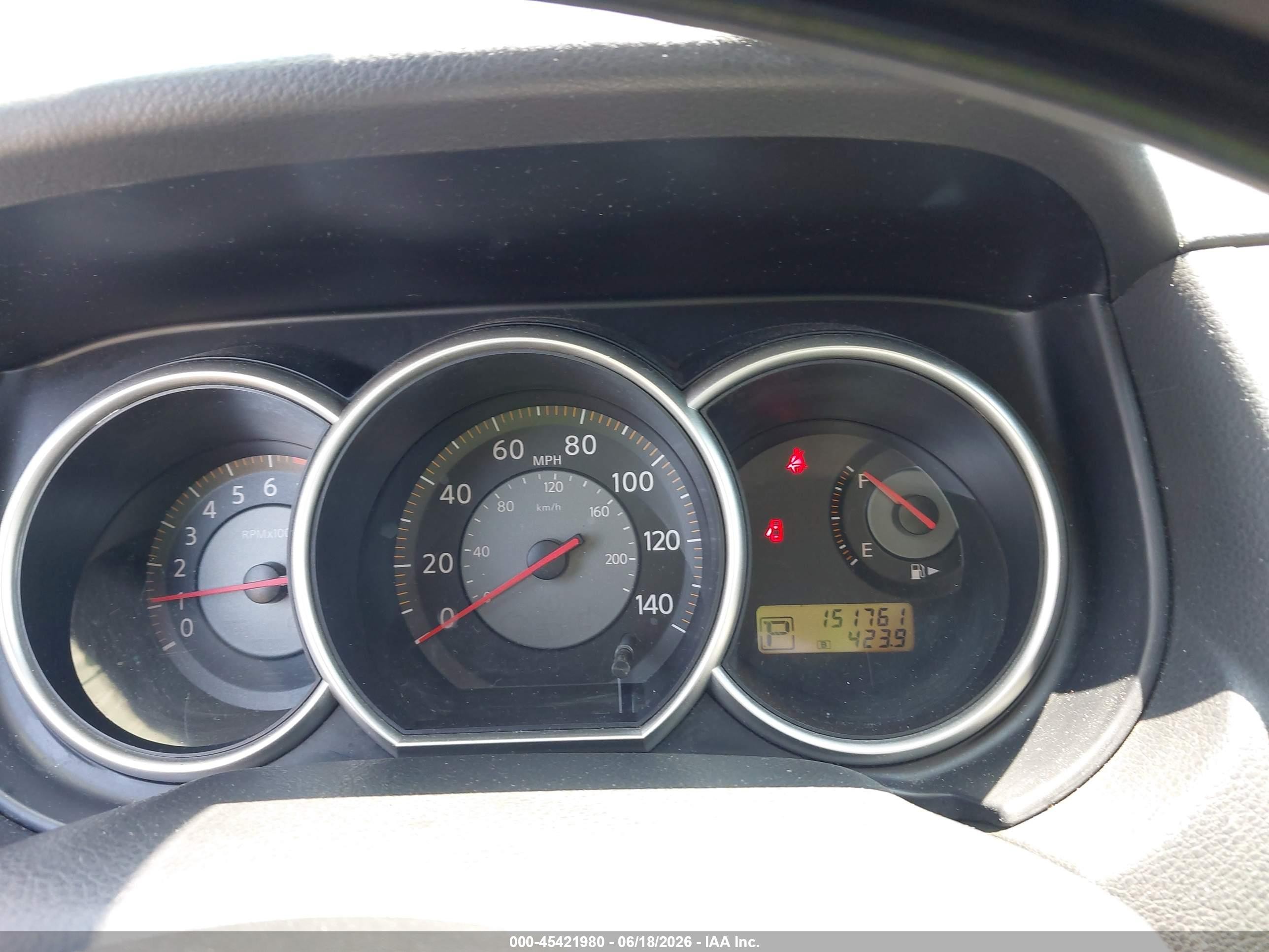 2008 Nissan Versa 1.8 S Blue vin: 3N1BC13E18L371246