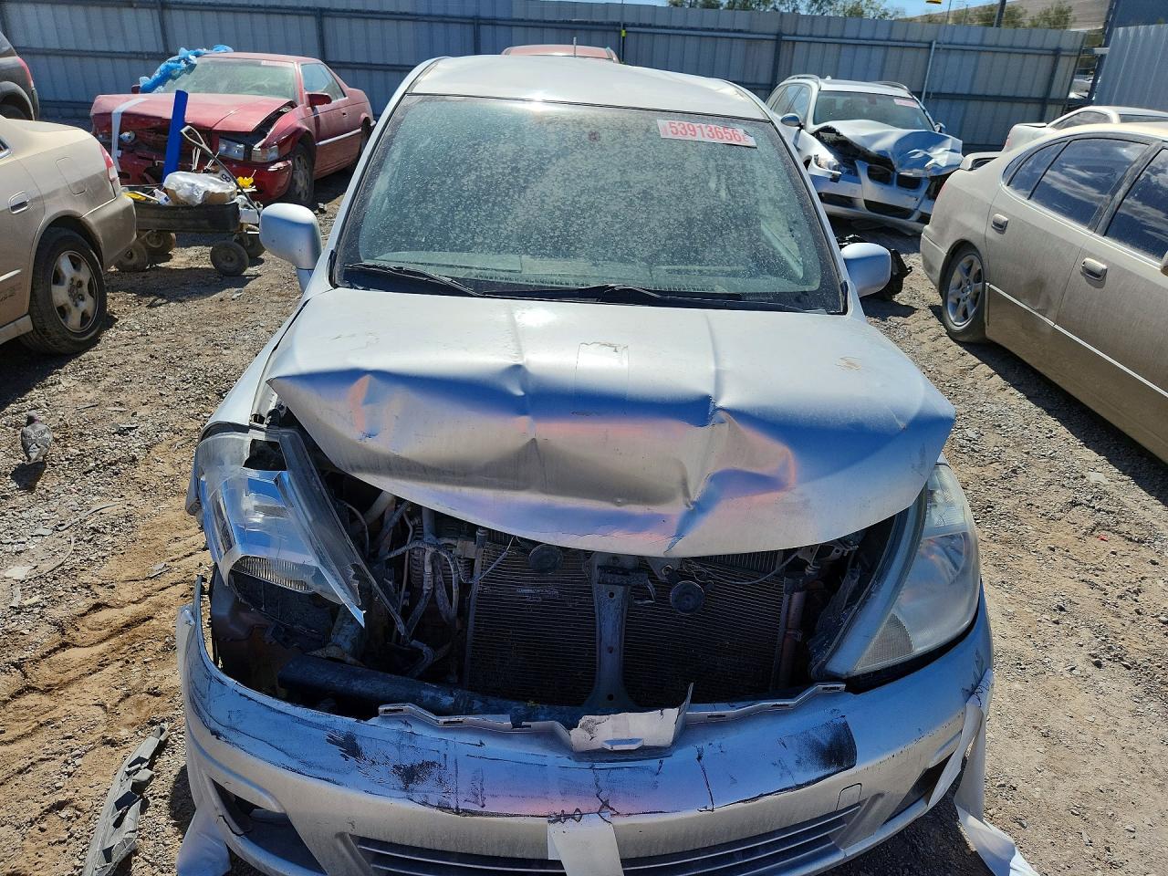 2008 Nissan Versa 1.8 S Серебряный vin: 3N1BC13E18L383073