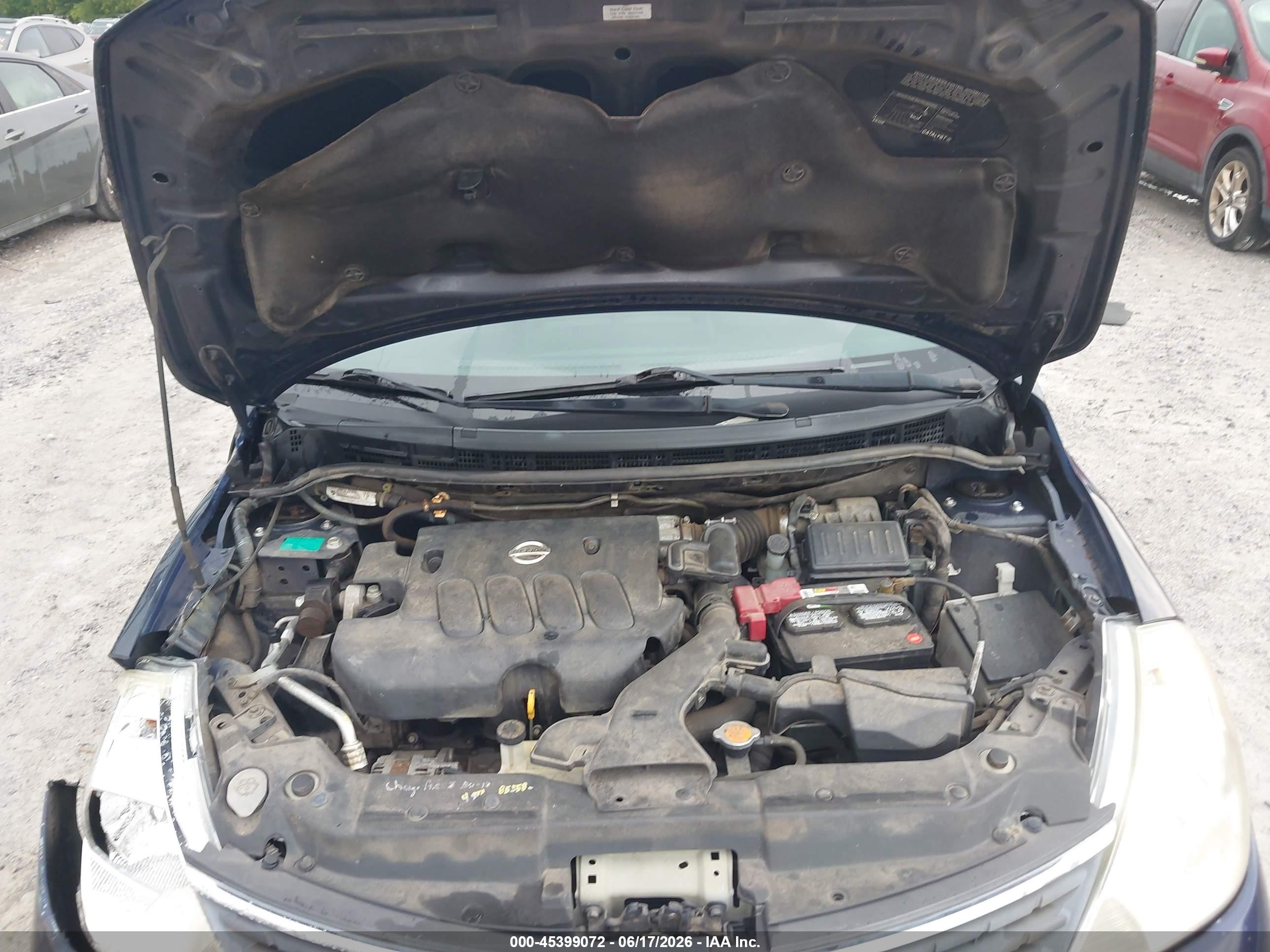 2008 Nissan Versa 1.8 S Blue vin: 3N1BC13E18L389116