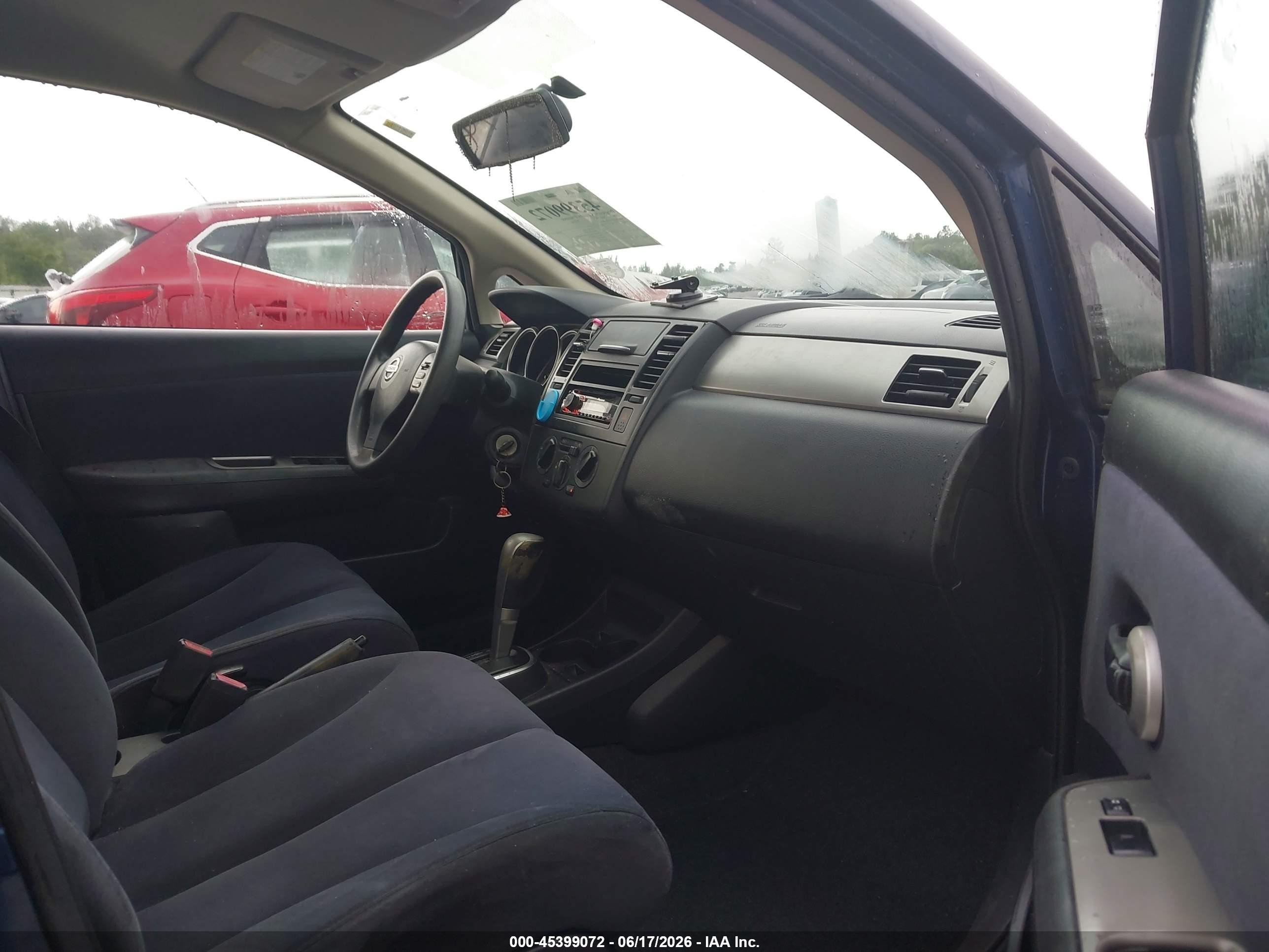 2008 Nissan Versa 1.8 S Blue vin: 3N1BC13E18L389116