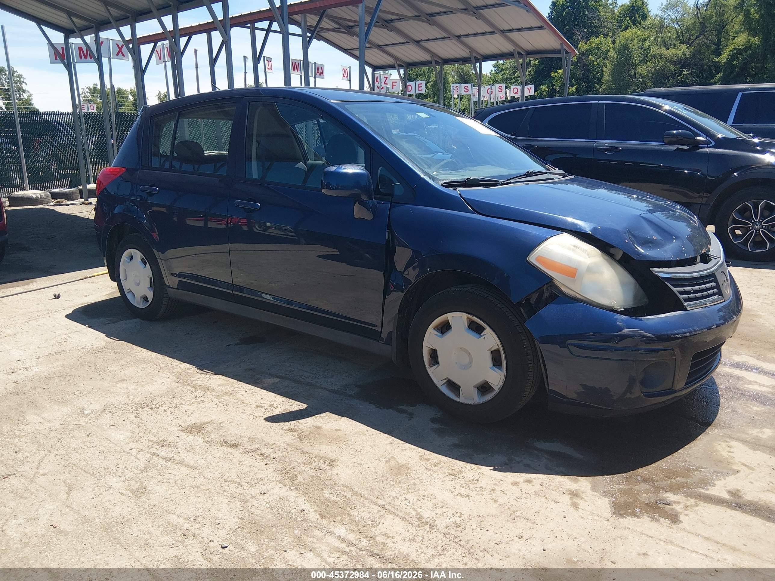 2008 Nissan Versa 1.8 S Blue vin: 3N1BC13E18L389701