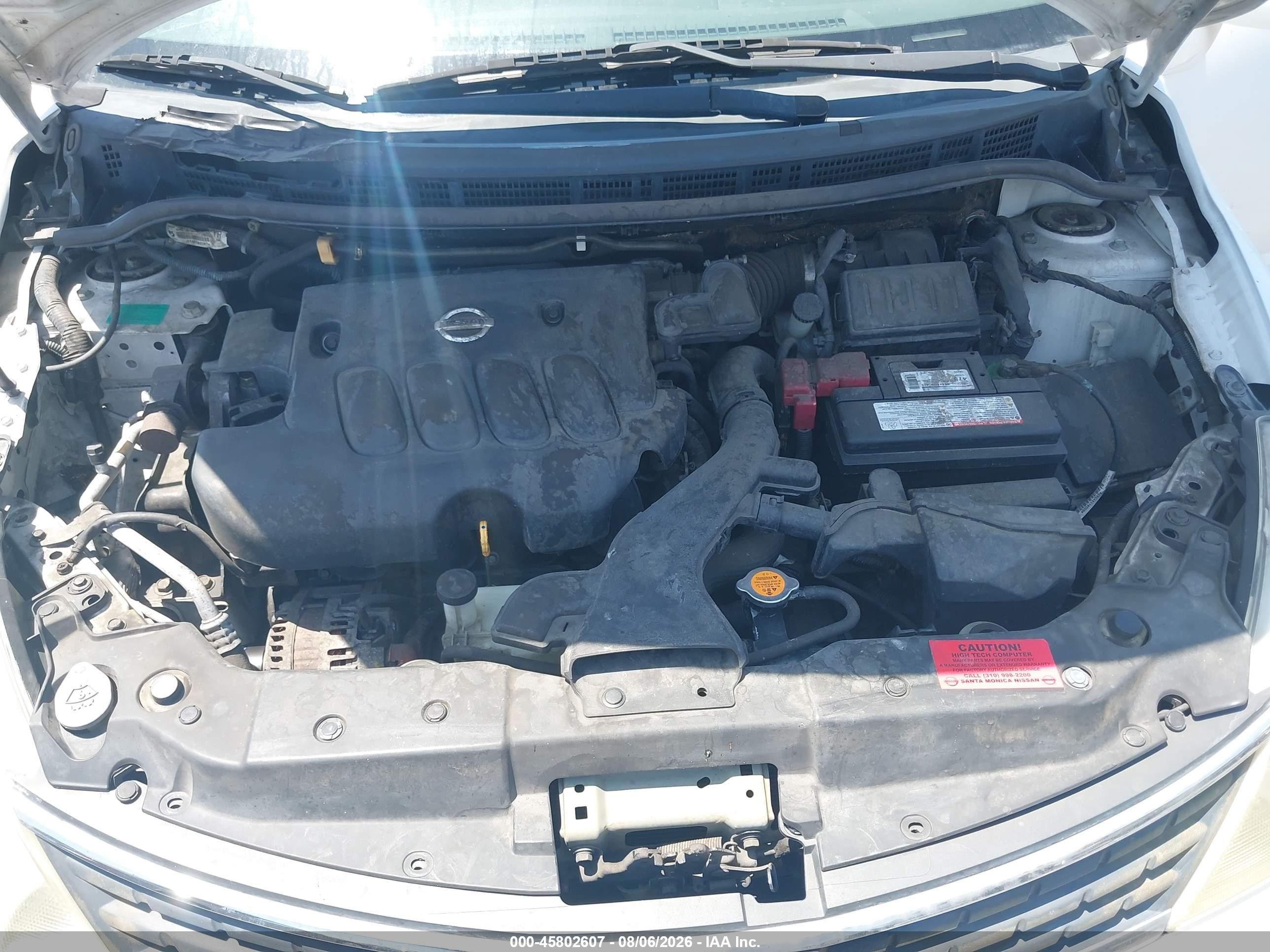 2008 Nissan Versa 1.8s White vin: 3N1BC13E18L440954