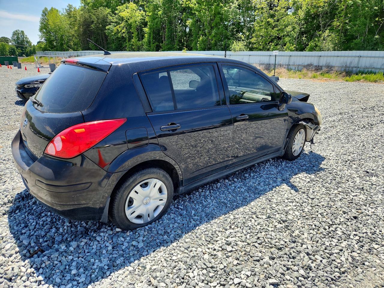 2008 Nissan Versa 1.8 S Black vin: 3N1BC13E18L449718