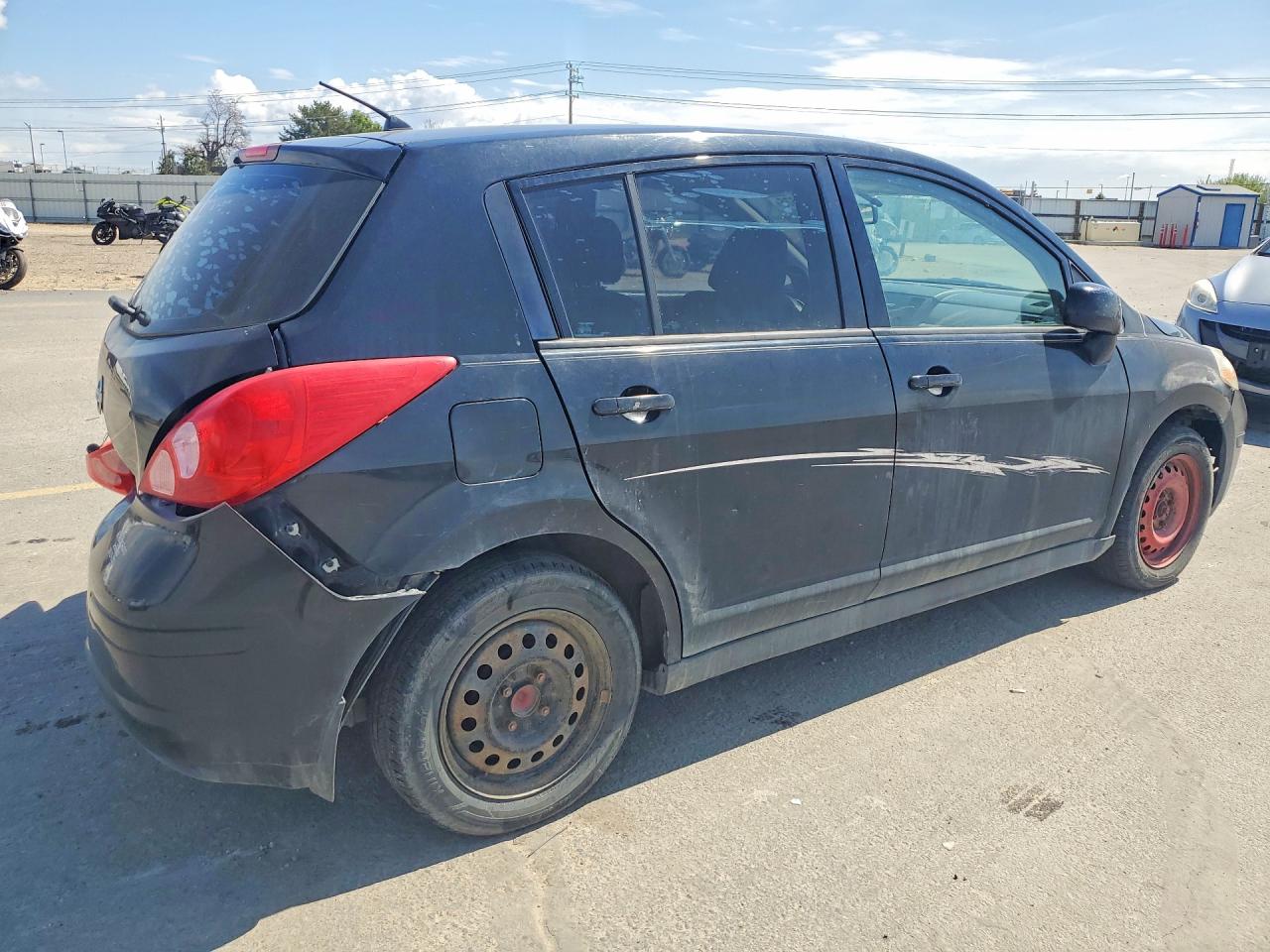 2009 Nissan Versa Black vin: 3N1BC13E19L384824