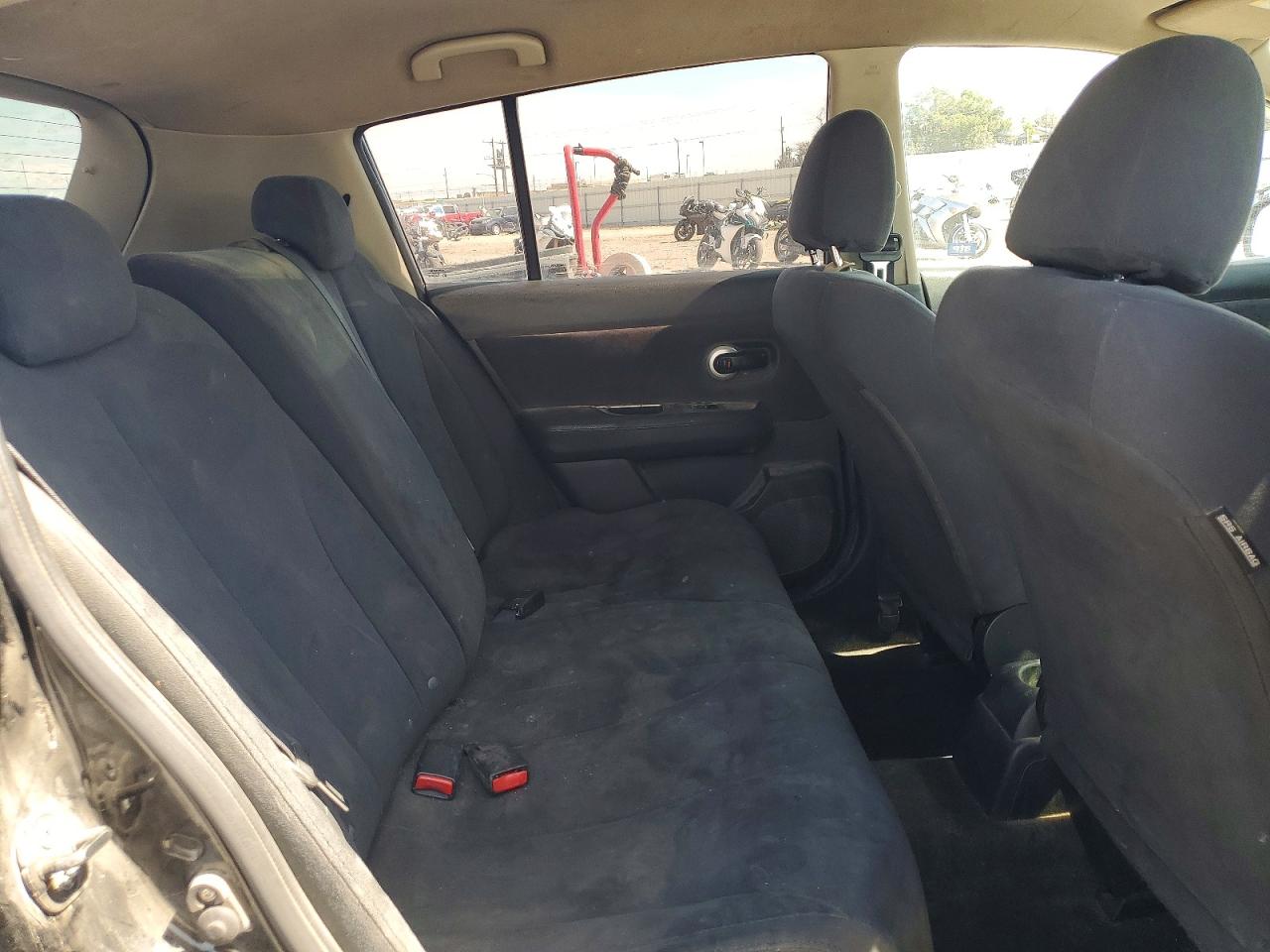 2009 Nissan Versa Black vin: 3N1BC13E19L384824