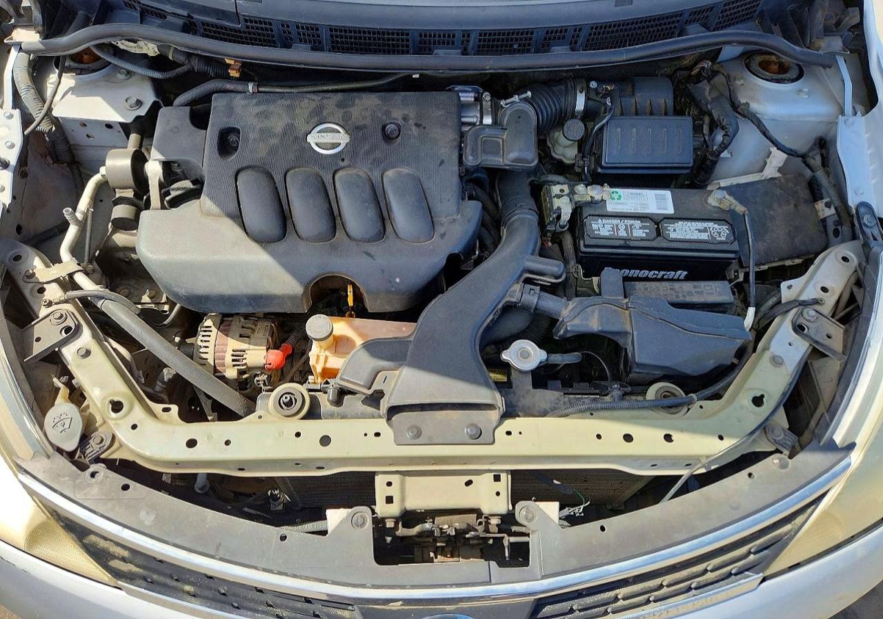 2009 Nissan Versa S/sl Серебряный vin: 3N1BC13E19L410127