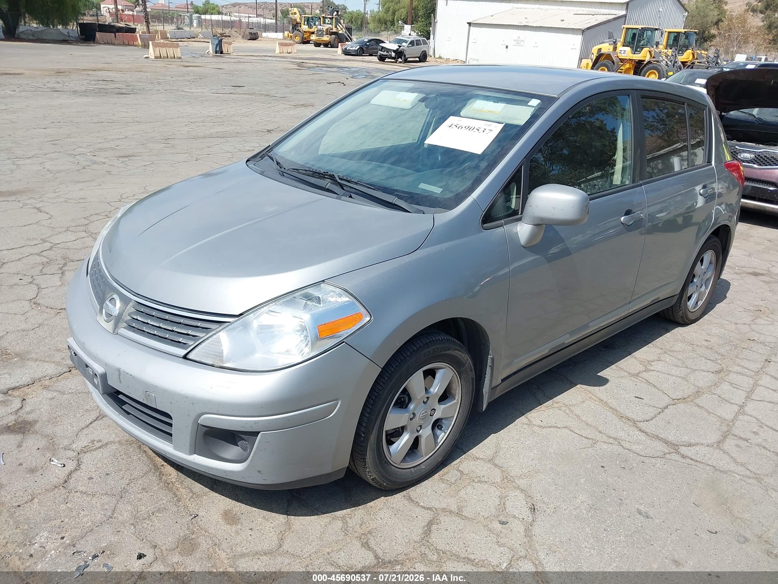 2009 Nissan Versa 1.8sl Silver vin: 3N1BC13E19L414890