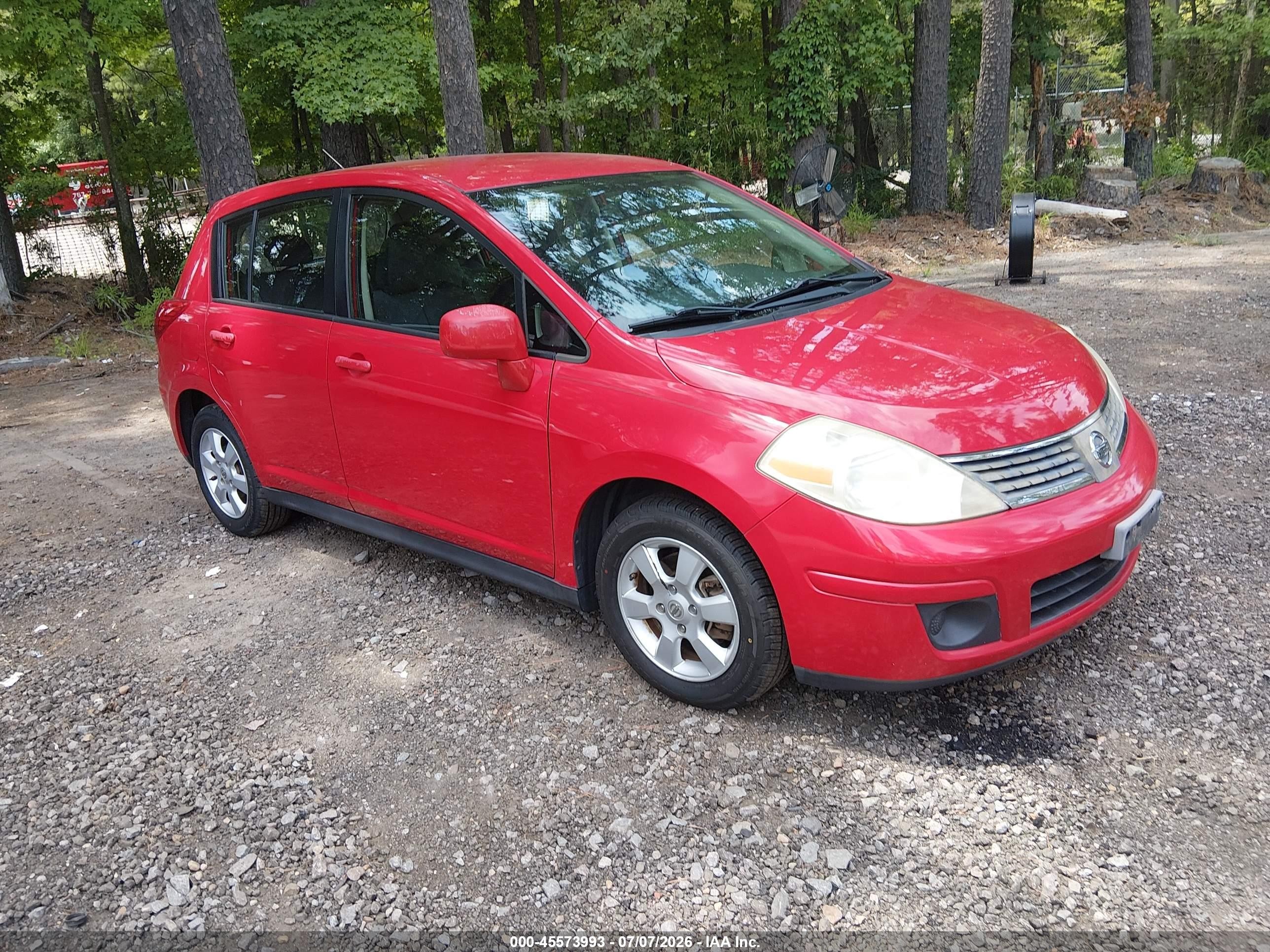 2009 Nissan Versa 1.8sl Red vin: 3N1BC13E19L419233