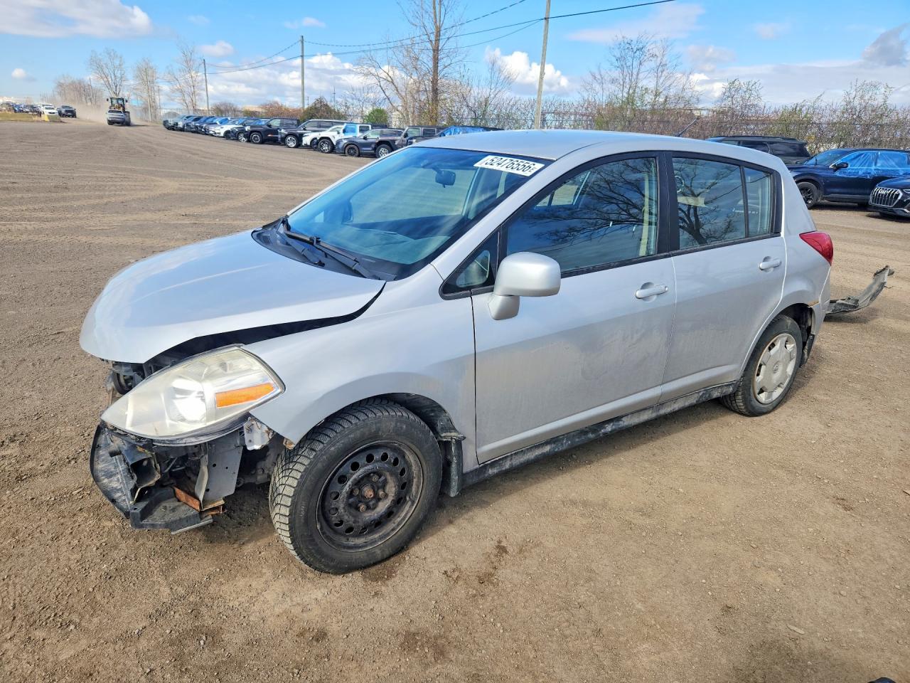 2009 Nissan Versa 1.8 S Silver vin: 3N1BC13E19L456167
