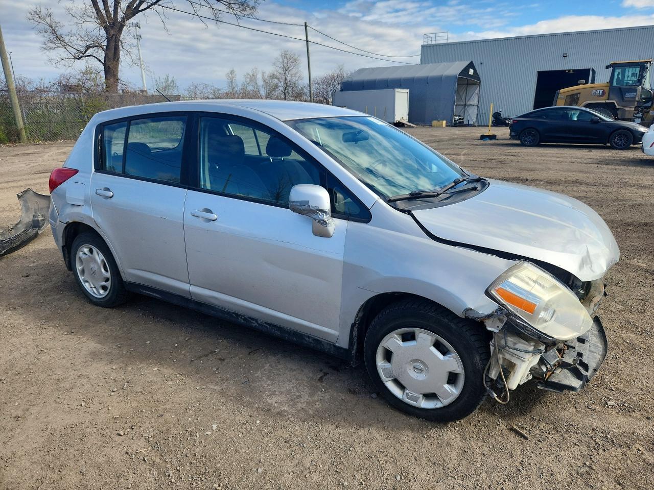 2009 Nissan Versa 1.8 S Silver vin: 3N1BC13E19L456167