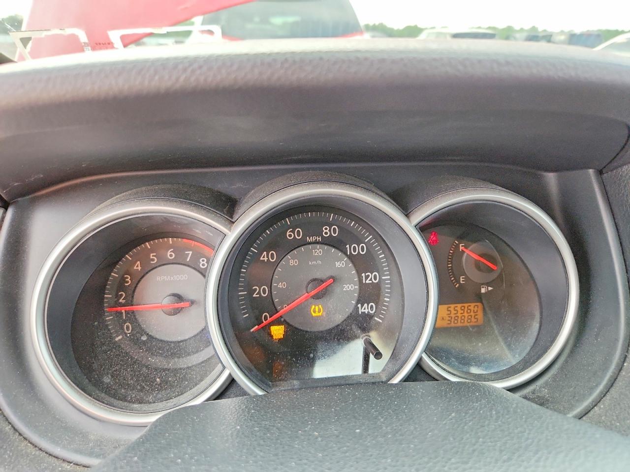 2009 Nissan Versa 1.8 S Red vin: 3N1BC13E19L458775