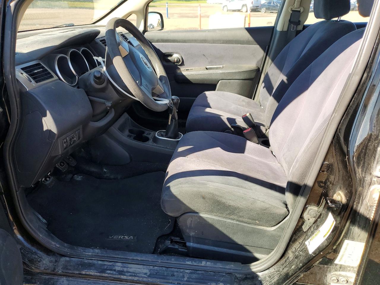 2007 Nissan Versa 1.8 S Черный vin: 3N1BC13E27L351361
