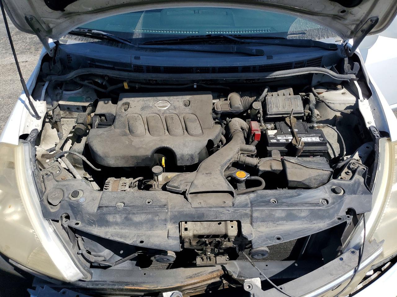 2007 Nissan Versa 1.8 S White vin: 3N1BC13E27L403488