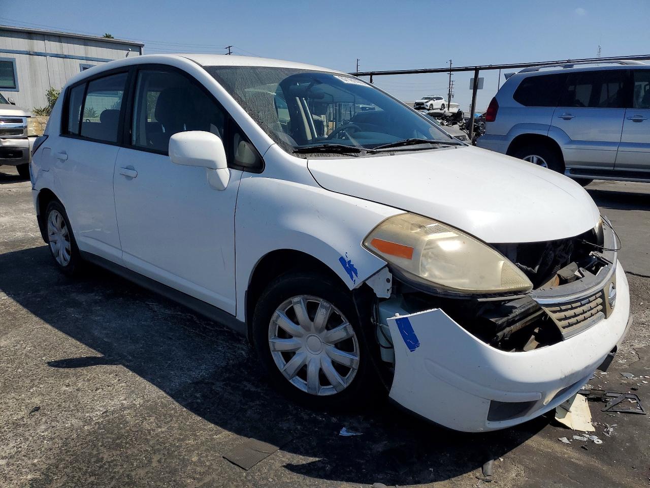 2007 Nissan Versa 1.8 S White vin: 3N1BC13E27L403488