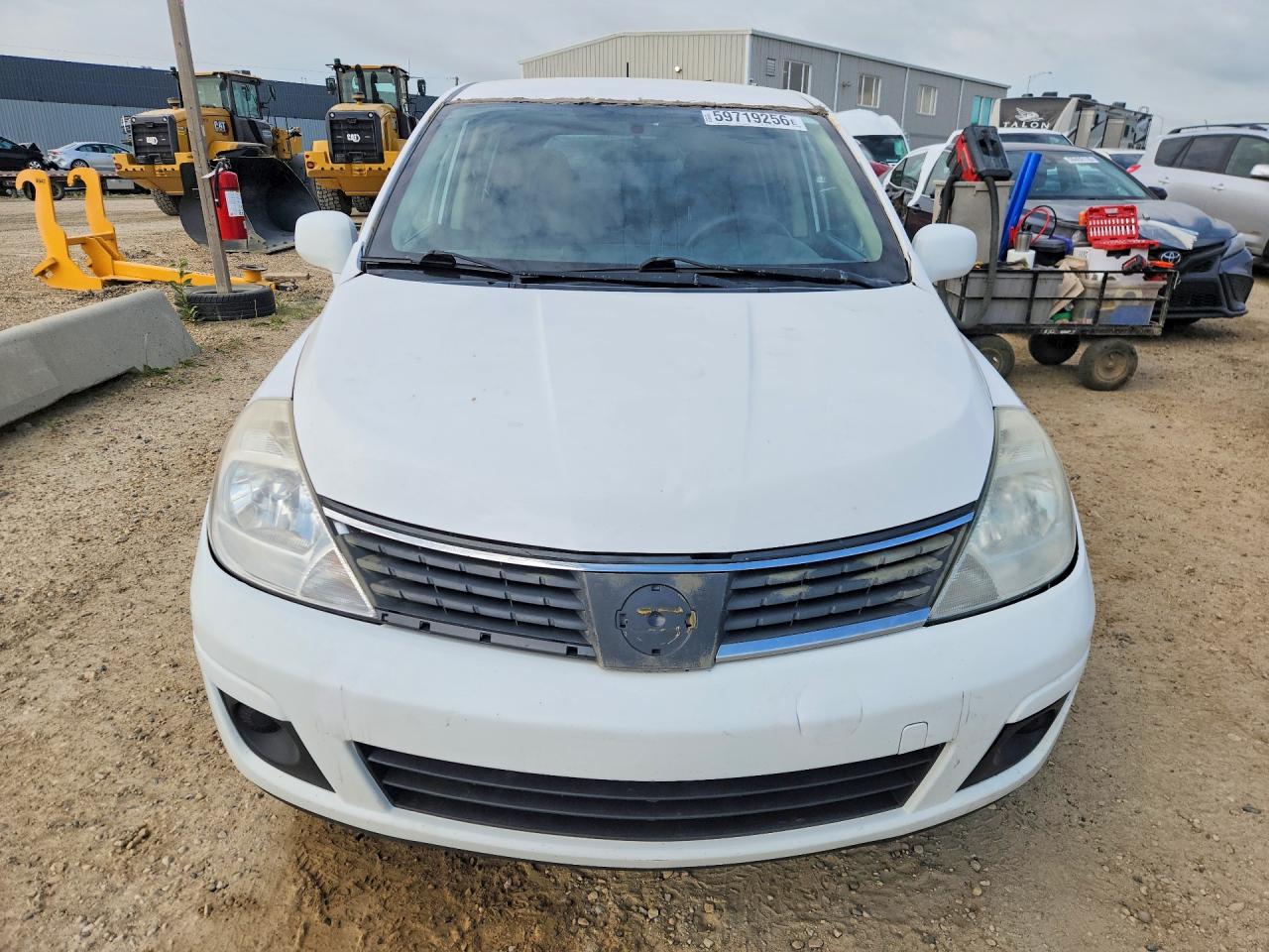 2008 Nissan Versa 1.8 S White vin: 3N1BC13E28L413519