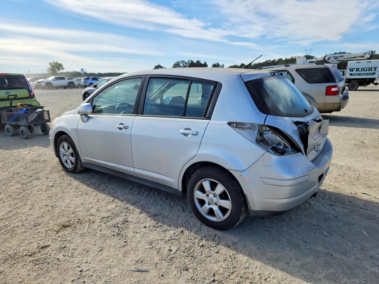 2009 Nissan Versa 1.8 S Silver vin: 3N1BC13E29L370169