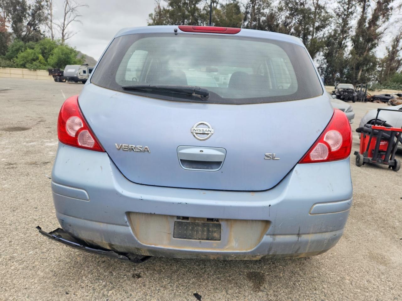 2009 Nissan Versa 1.8 S Blue vin: 3N1BC13E29L407186