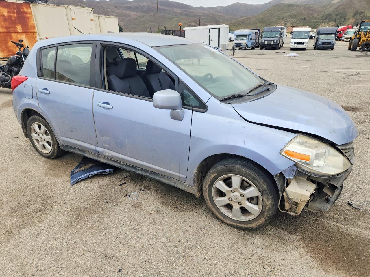 2009 Nissan Versa 1.8 S Blue vin: 3N1BC13E29L407186