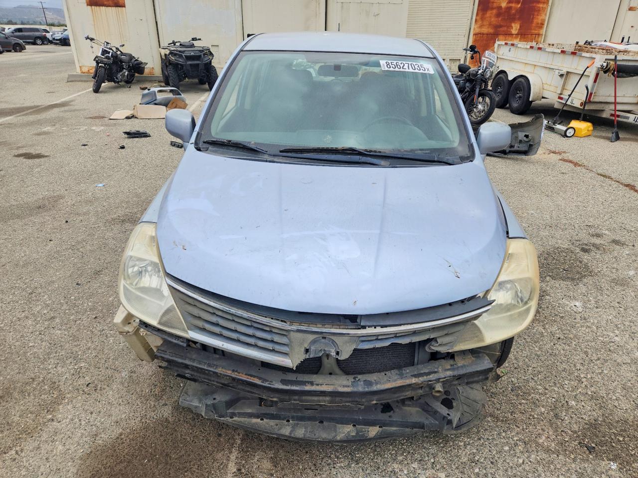 2009 Nissan Versa 1.8 S Blue vin: 3N1BC13E29L407186