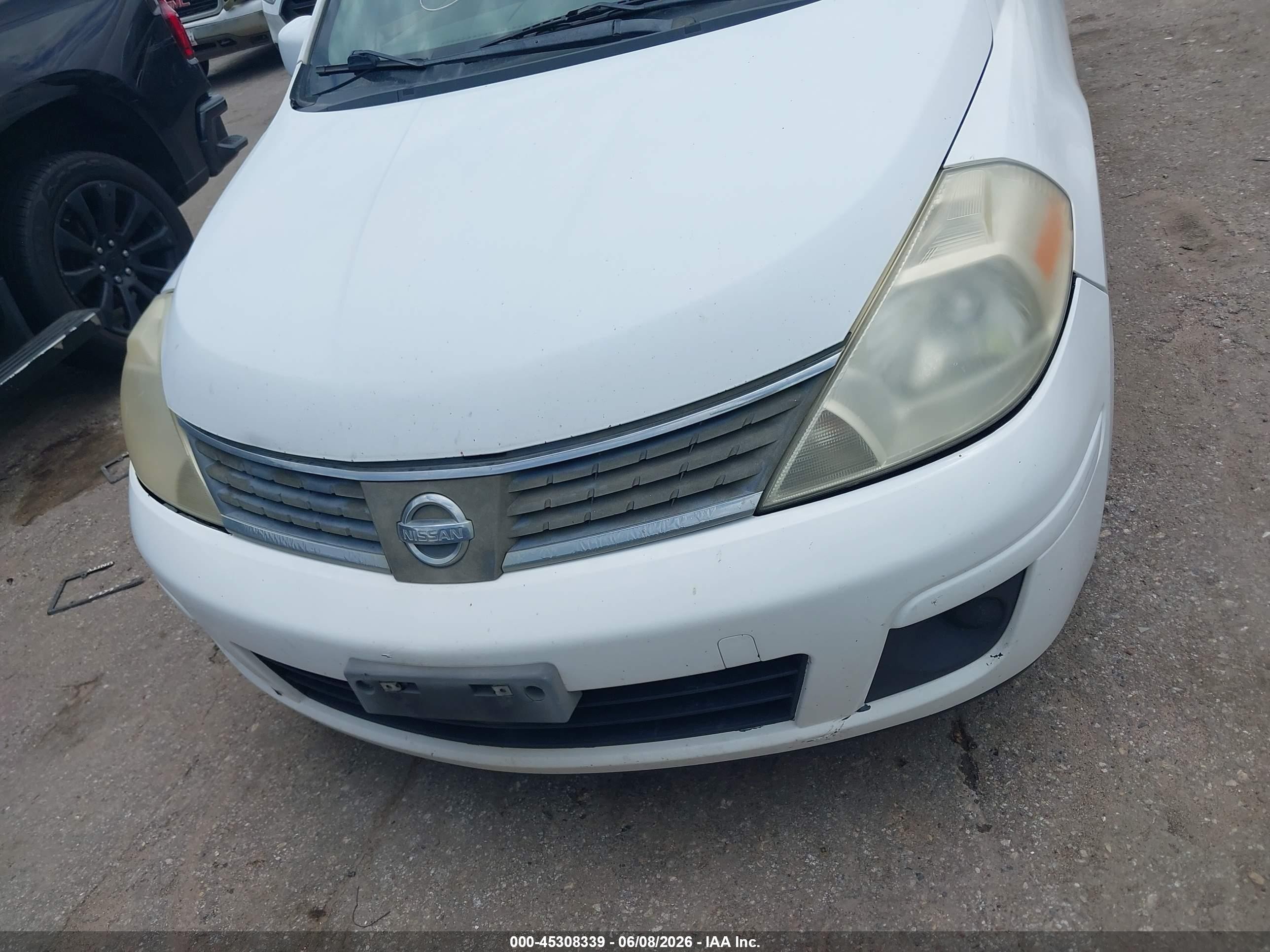2009 Nissan Versa 1.8sl White vin: 3N1BC13E29L410864