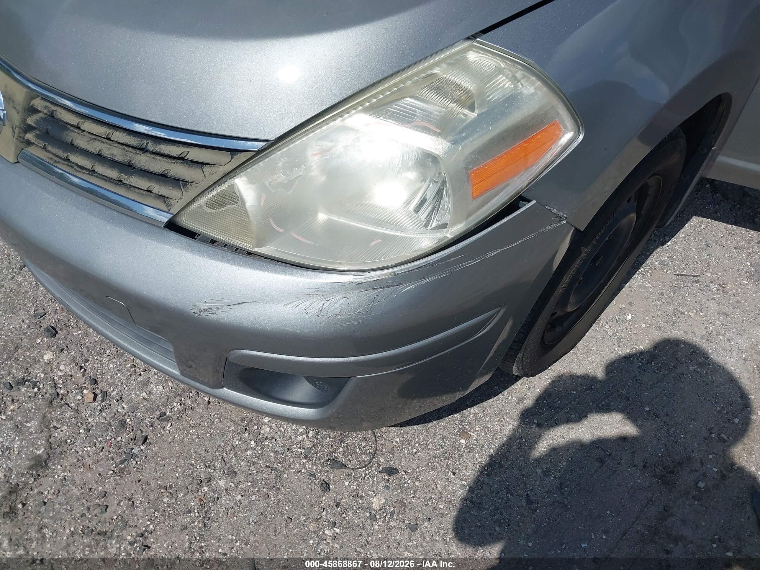 2009 Nissan Versa 1.8s Gray vin: 3N1BC13E29L433528