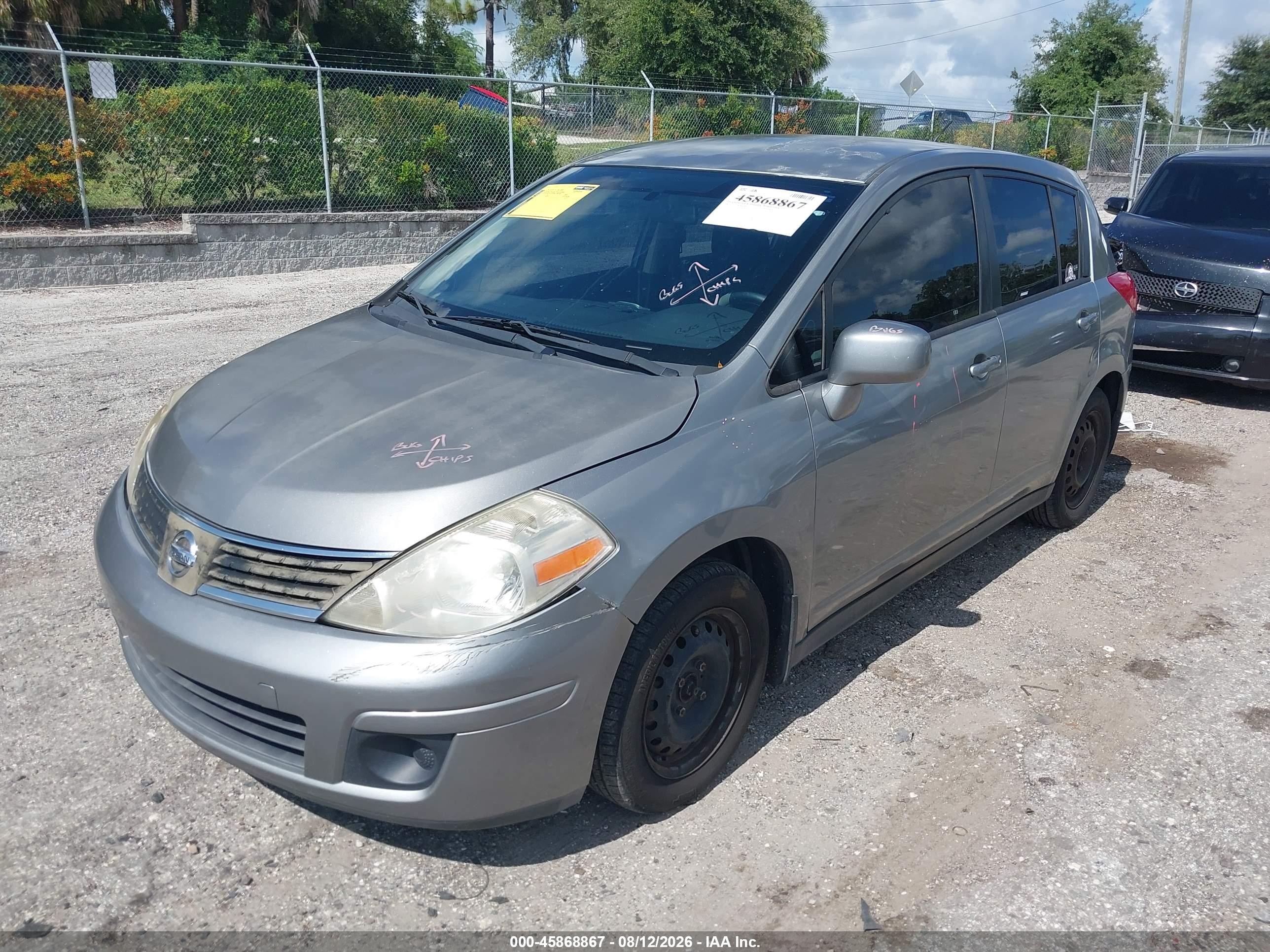 2009 Nissan Versa 1.8s Gray vin: 3N1BC13E29L433528