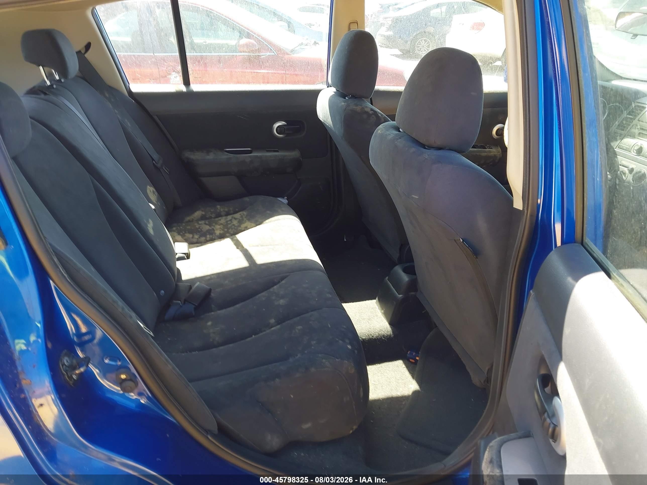 2009 Nissan Versa 1.8s Blue vin: 3N1BC13E29L448935