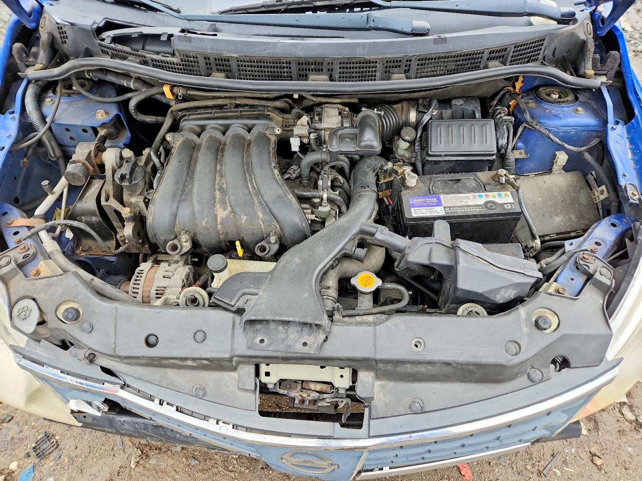 2009 Nissan Versa 1.8 S Blue vin: 3N1BC13E29L465220