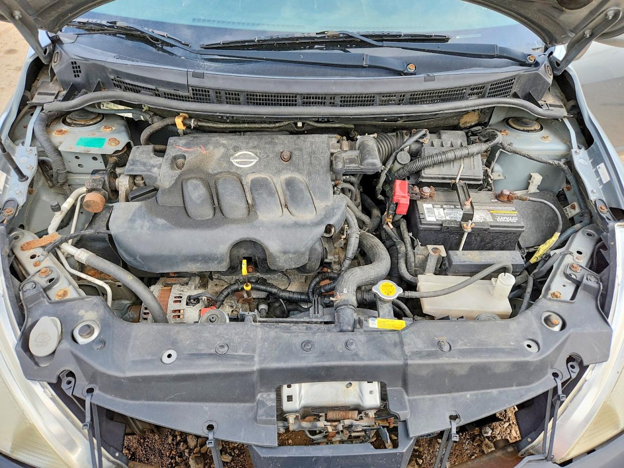 2007 Nissan Versa 1.8 S Silver vin: 3N1BC13E37L409655
