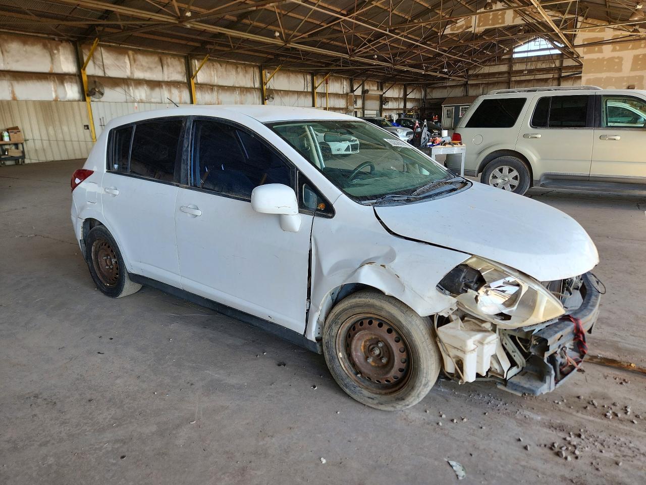 2007 Nissan Versa S/sl White vin: 3N1BC13E37L420963