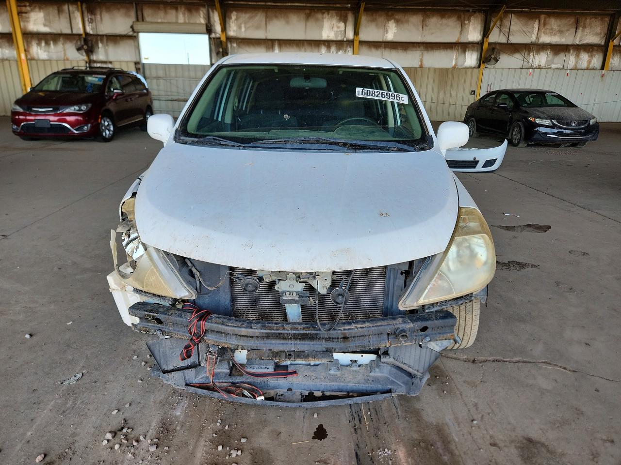 2007 Nissan Versa S/sl White vin: 3N1BC13E37L420963