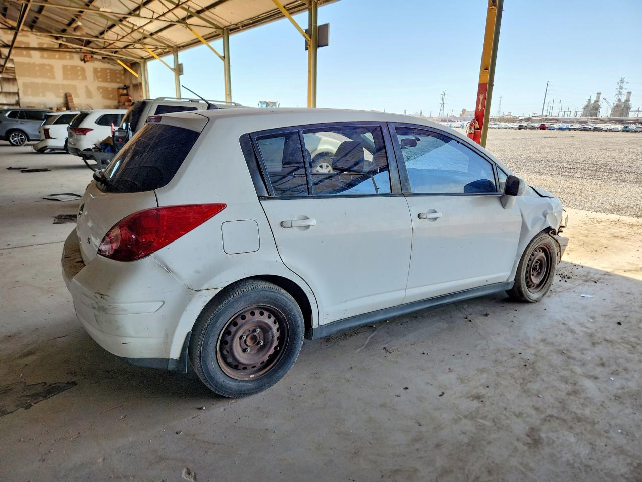2007 Nissan Versa S/sl White vin: 3N1BC13E37L420963