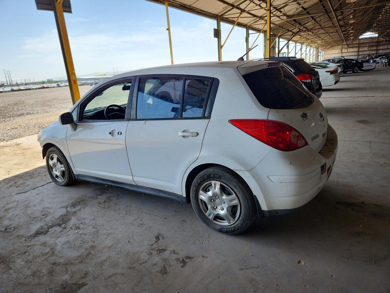 2007 Nissan Versa S/sl White vin: 3N1BC13E37L420963