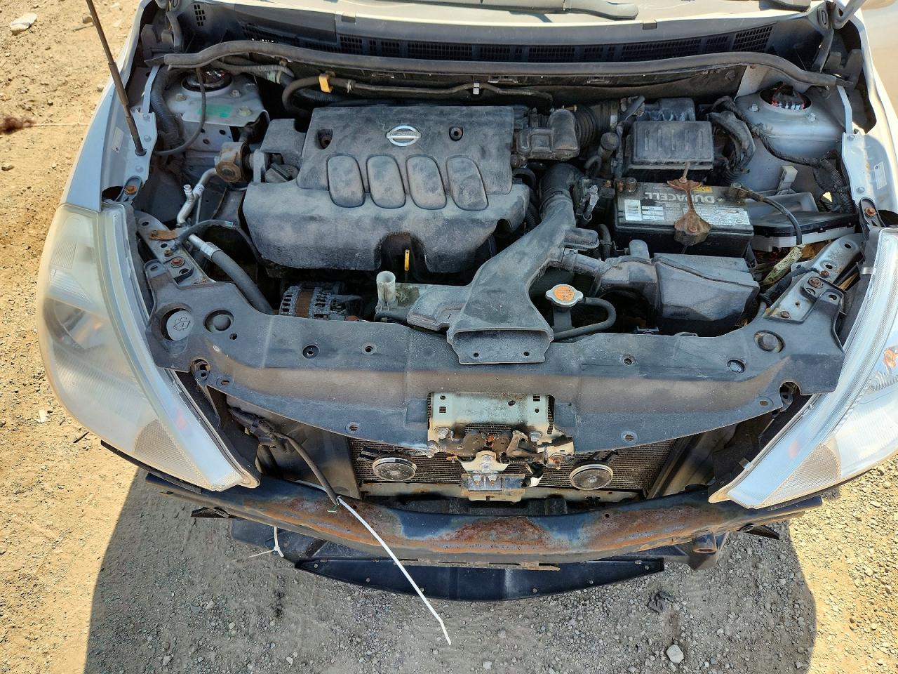 2007 Nissan Versa 1.8 S Серебряный vin: 3N1BC13E37L425385
