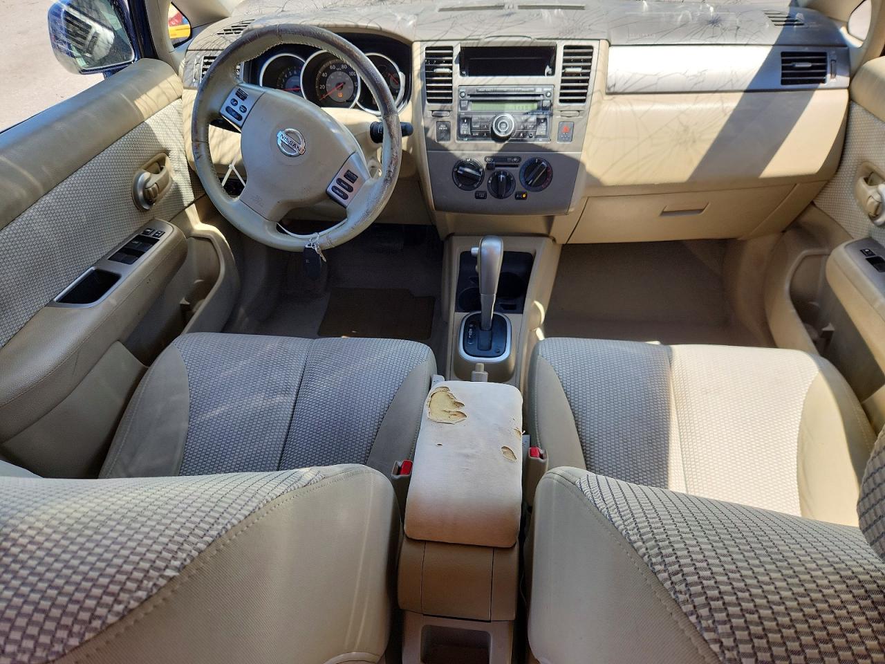 2008 Nissan Versa 1.8 S Blue vin: 3N1BC13E38L357753