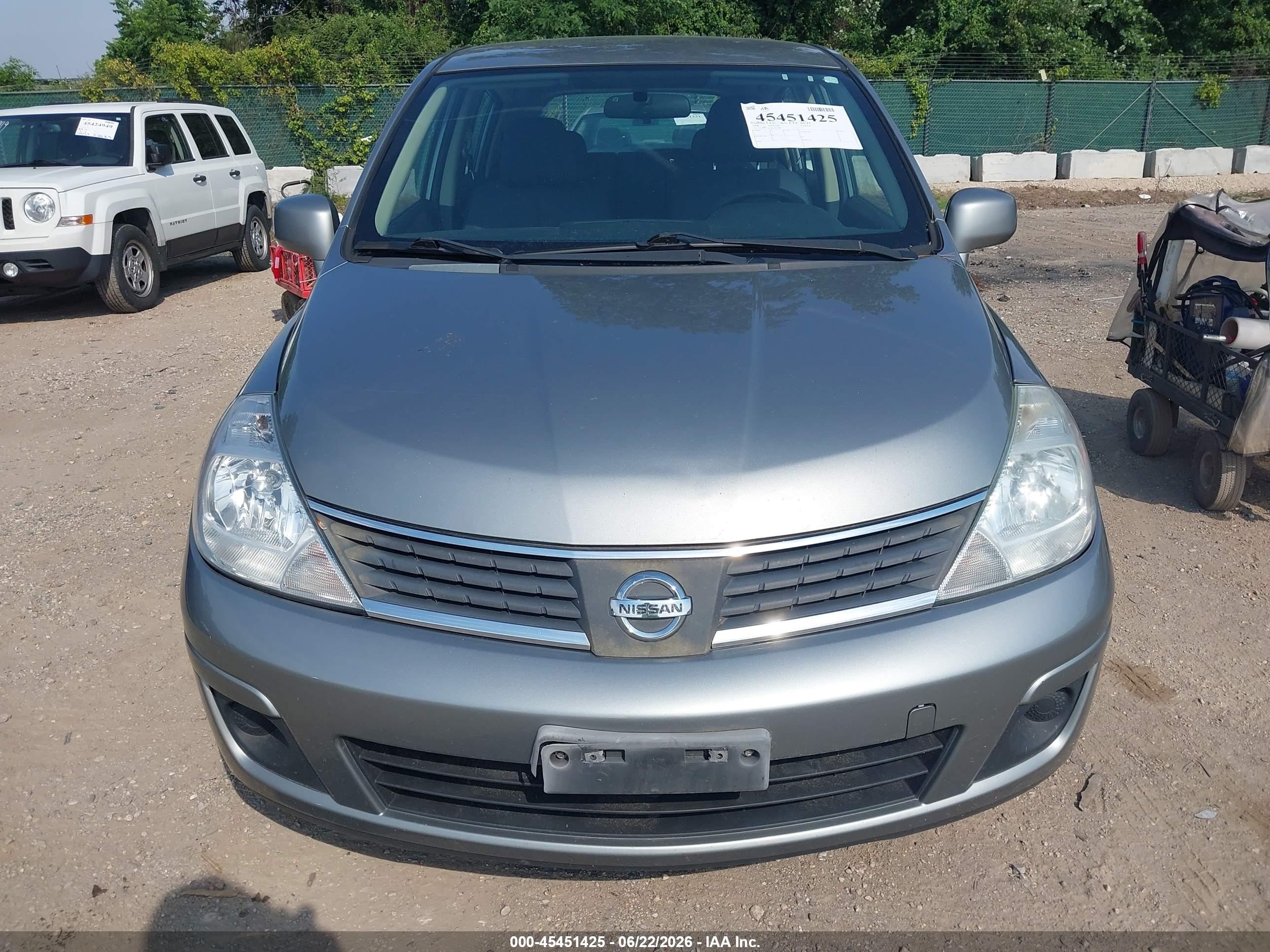 2008 Nissan Versa 1.8 Sl Gray vin: 3N1BC13E38L423248