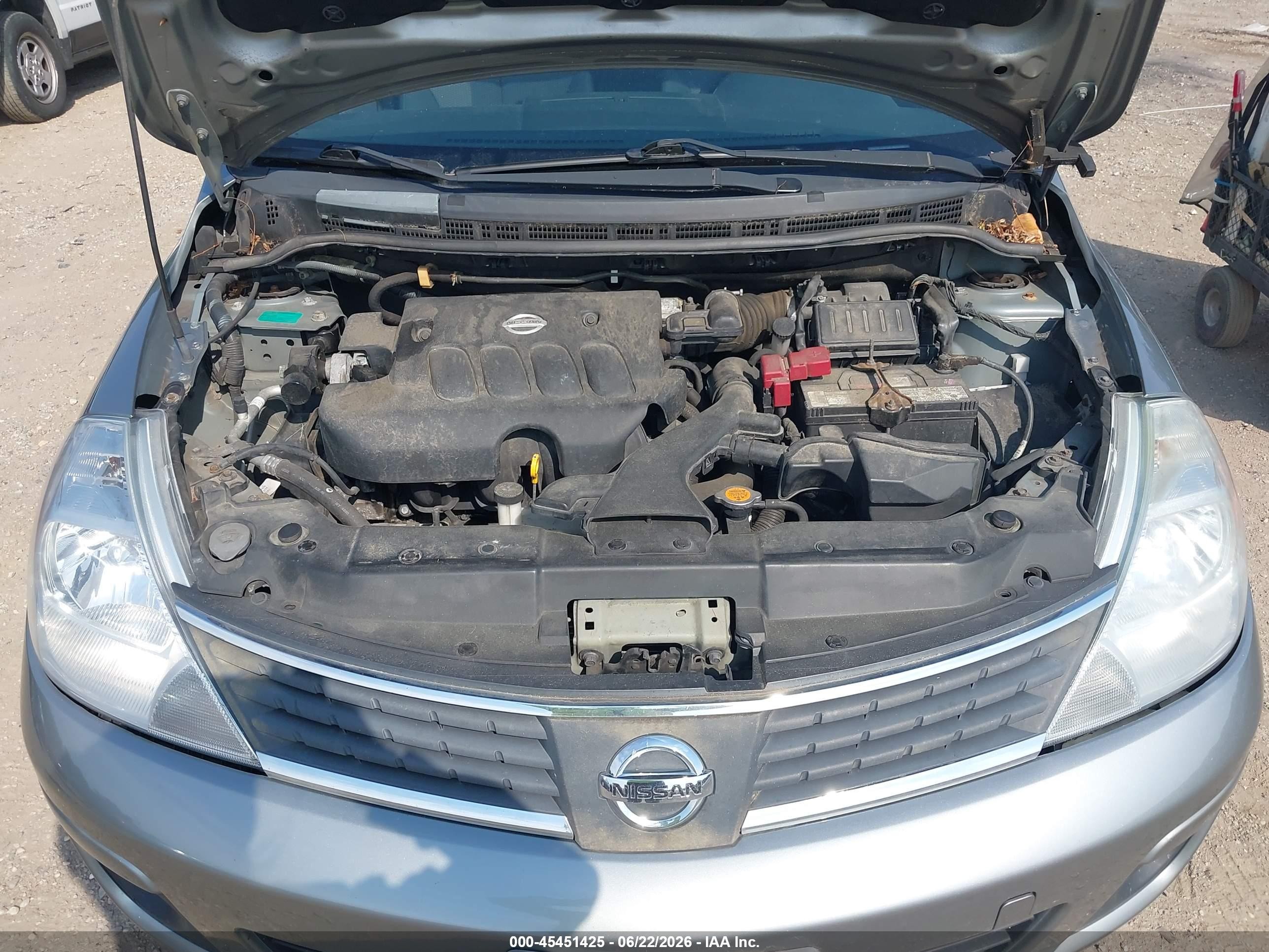 2008 Nissan Versa 1.8 Sl Gray vin: 3N1BC13E38L423248