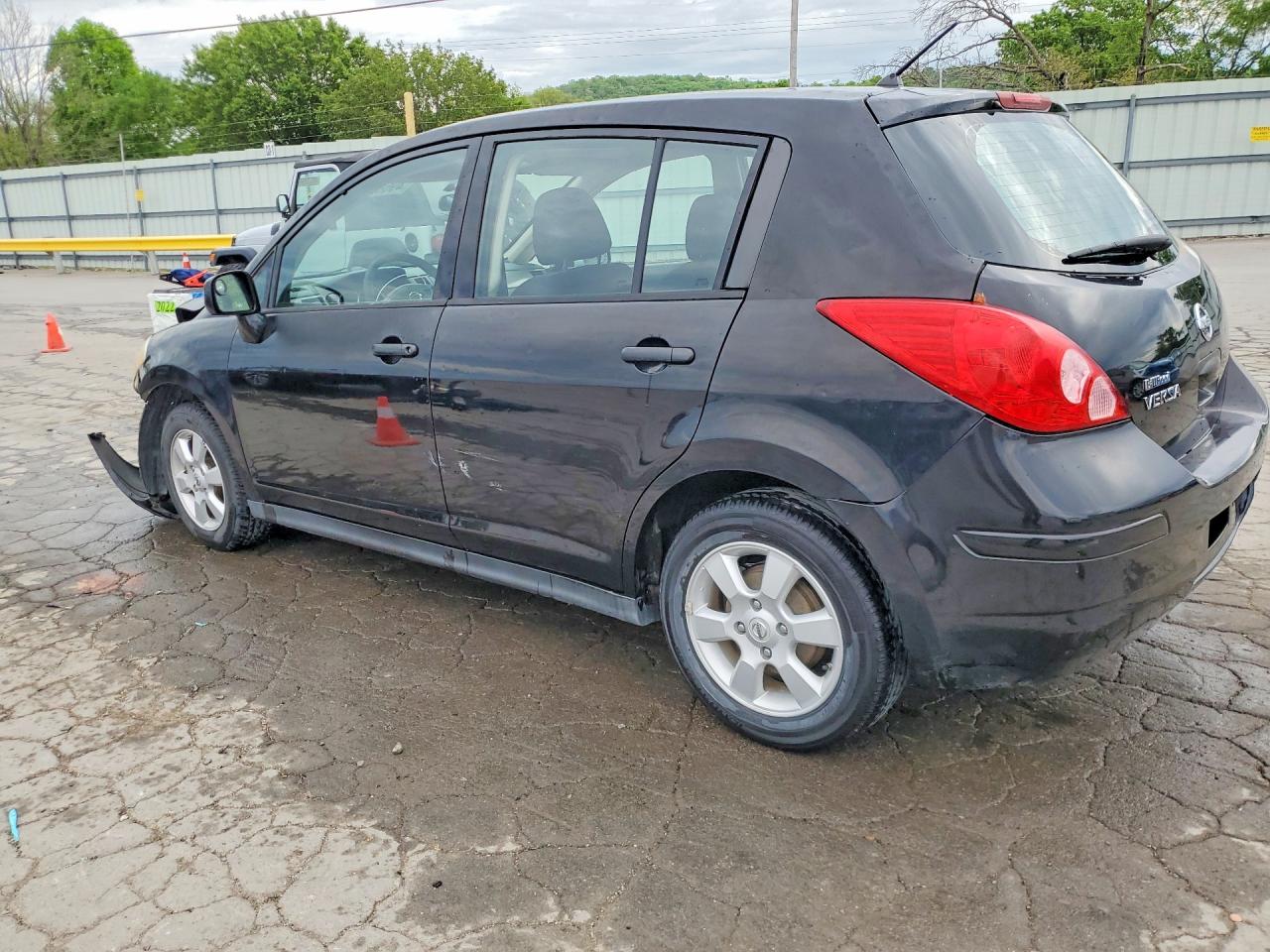 2009 Nissan Versa 1.8 S Black vin: 3N1BC13E39L418780