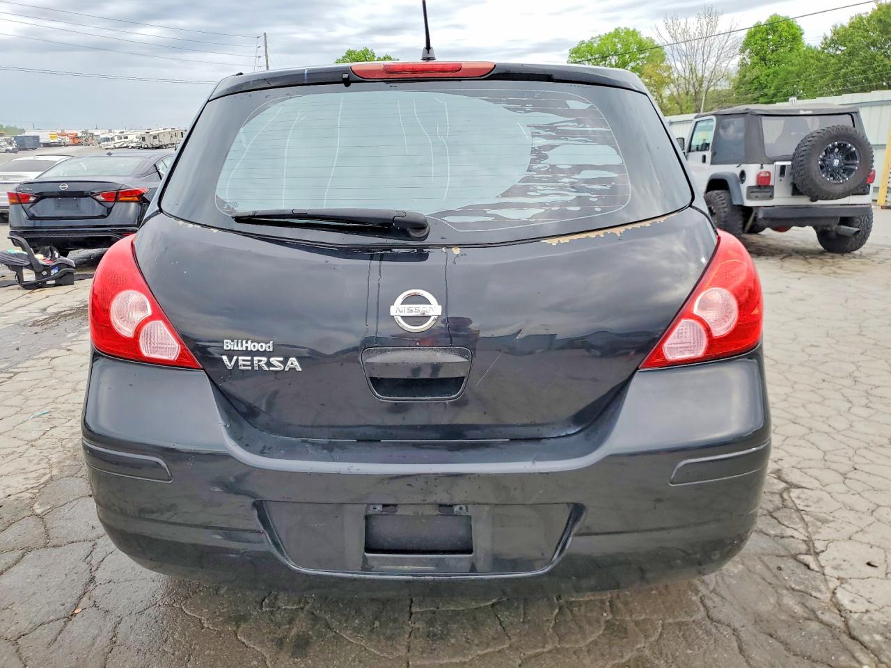 2009 Nissan Versa 1.8 S Black vin: 3N1BC13E39L418780