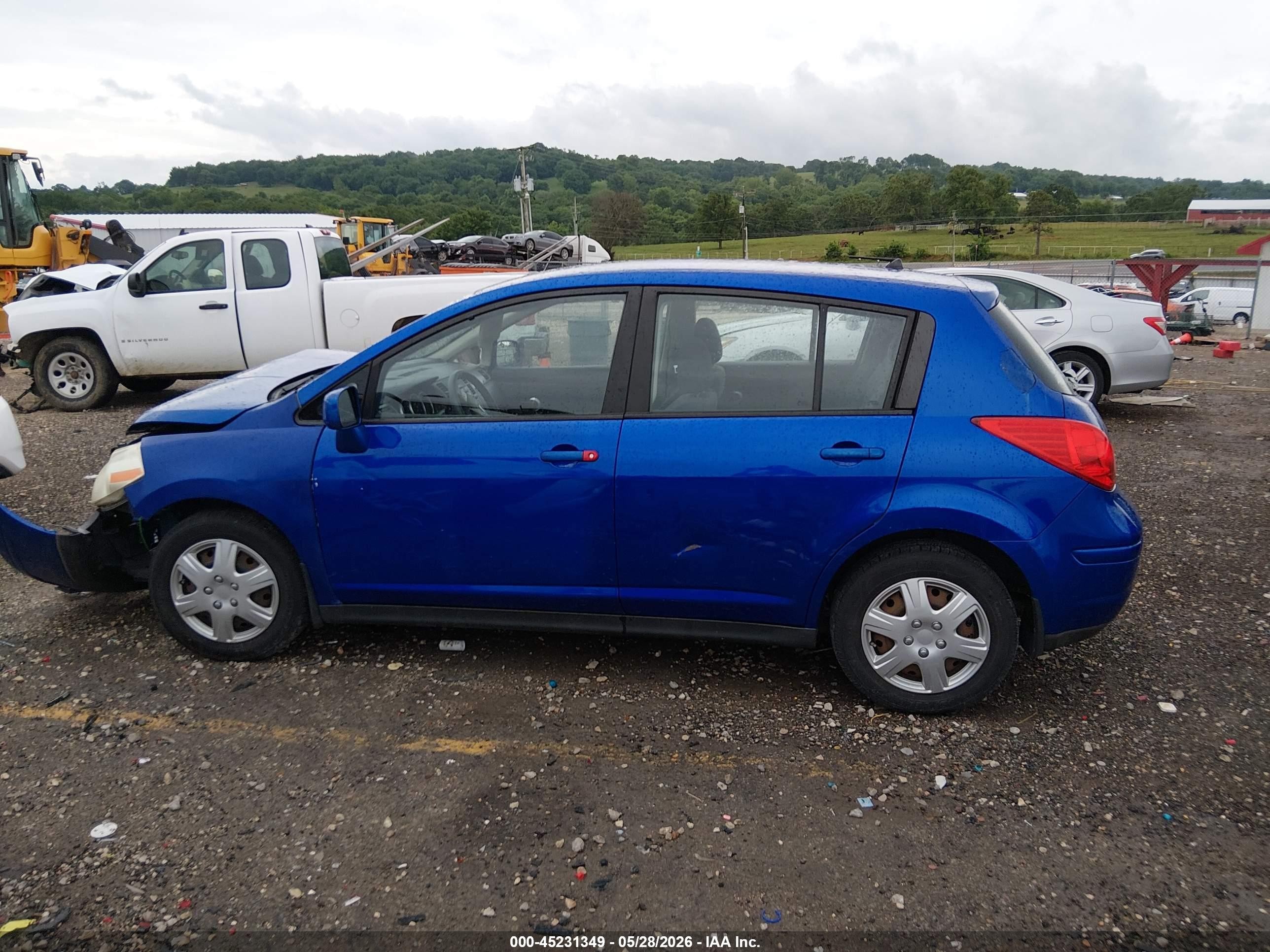 2009 Nissan Versa 1.8s Blue vin: 3N1BC13E39L462505