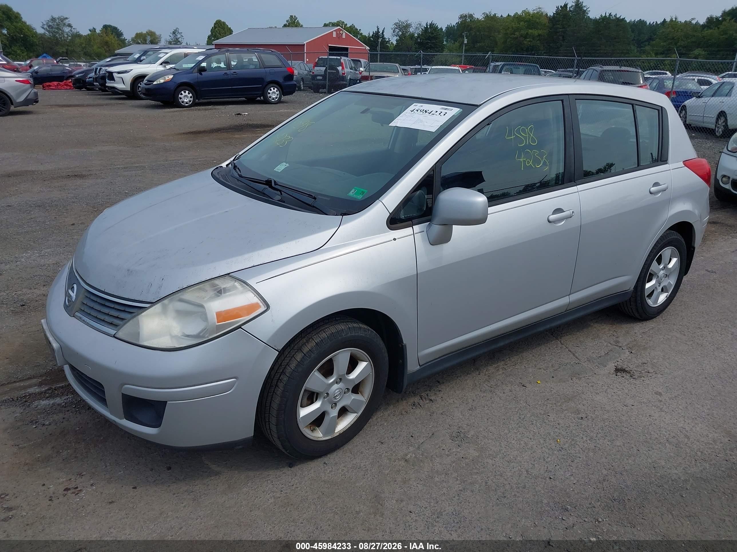 2009 Nissan Versa 1.8s Silver vin: 3N1BC13E39L476999