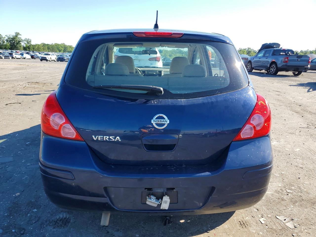 2007 Nissan Versa S Blue vin: 3N1BC13E47L350390