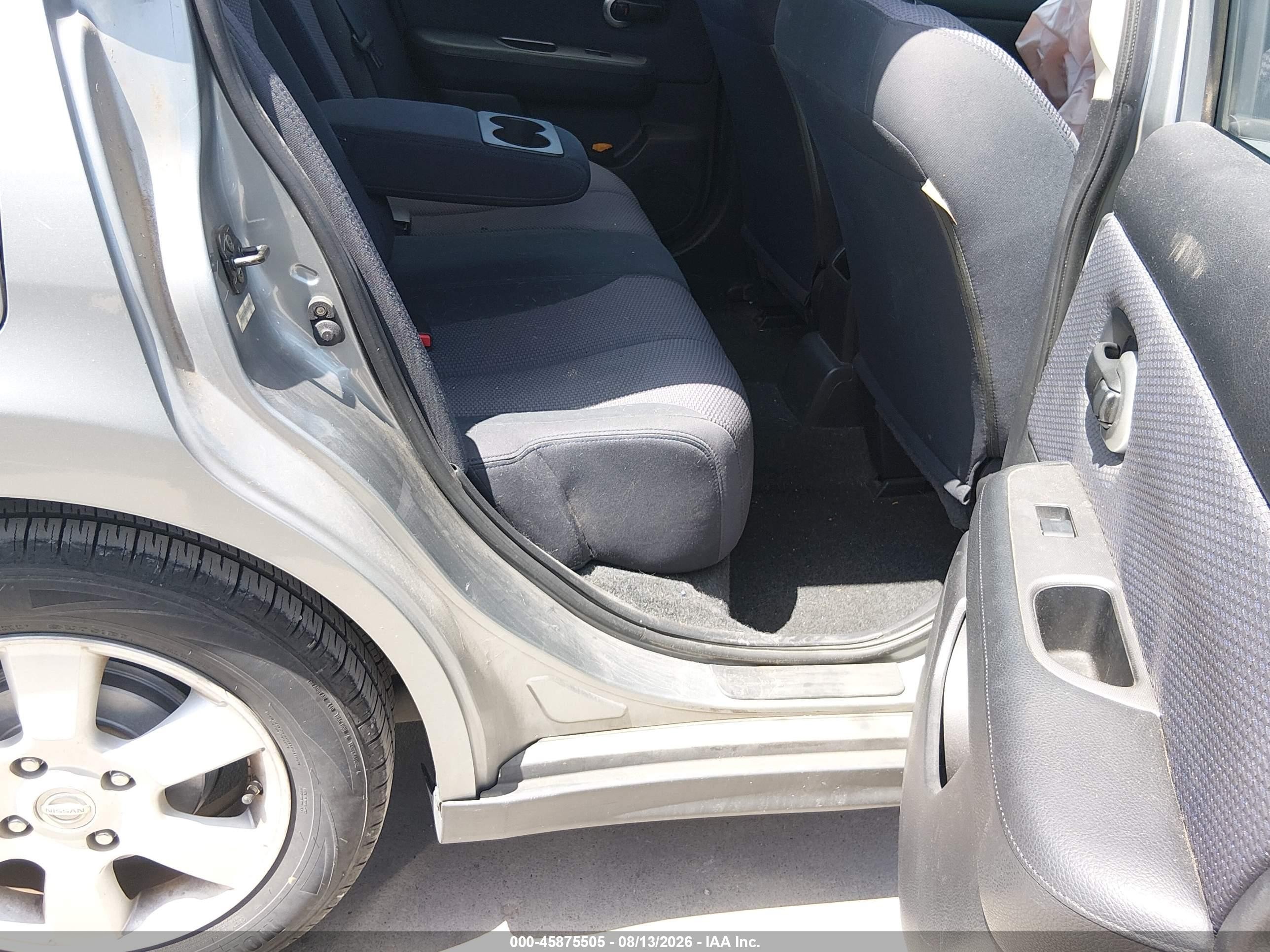 2007 Nissan Versa 1.8sl Silver vin: 3N1BC13E47L362202
