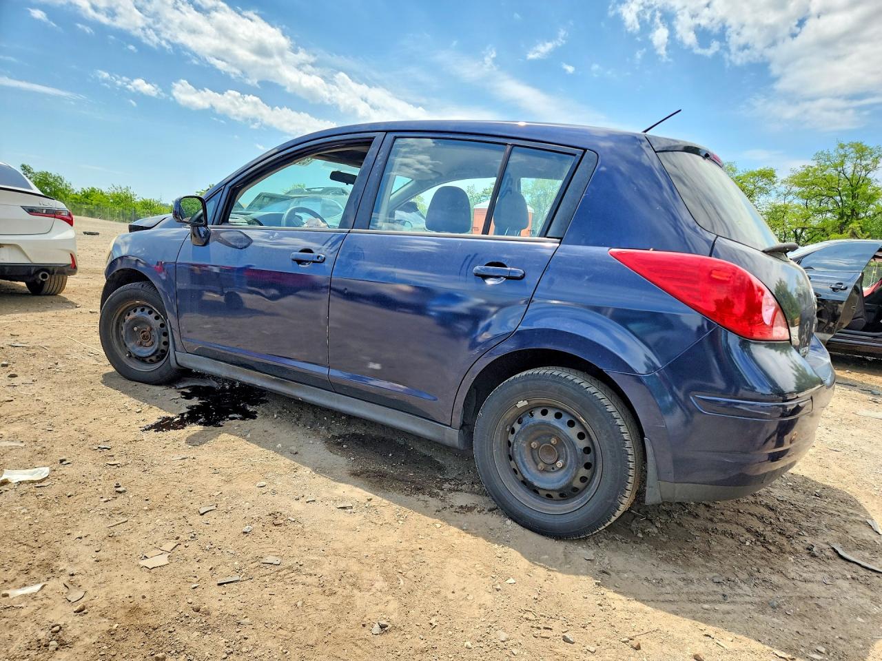 2007 Nissan Versa 1.8 S Blue vin: 3N1BC13E47L375791