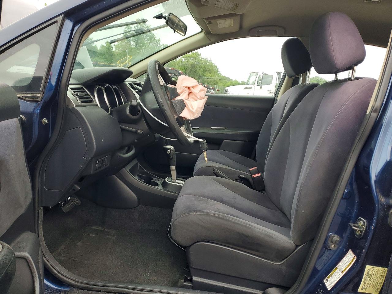 2007 Nissan Versa 1.8 S Blue vin: 3N1BC13E47L375791