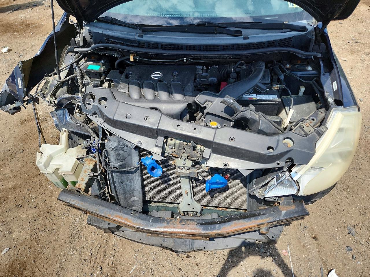 2007 Nissan Versa 1.8 S Blue vin: 3N1BC13E47L375791
