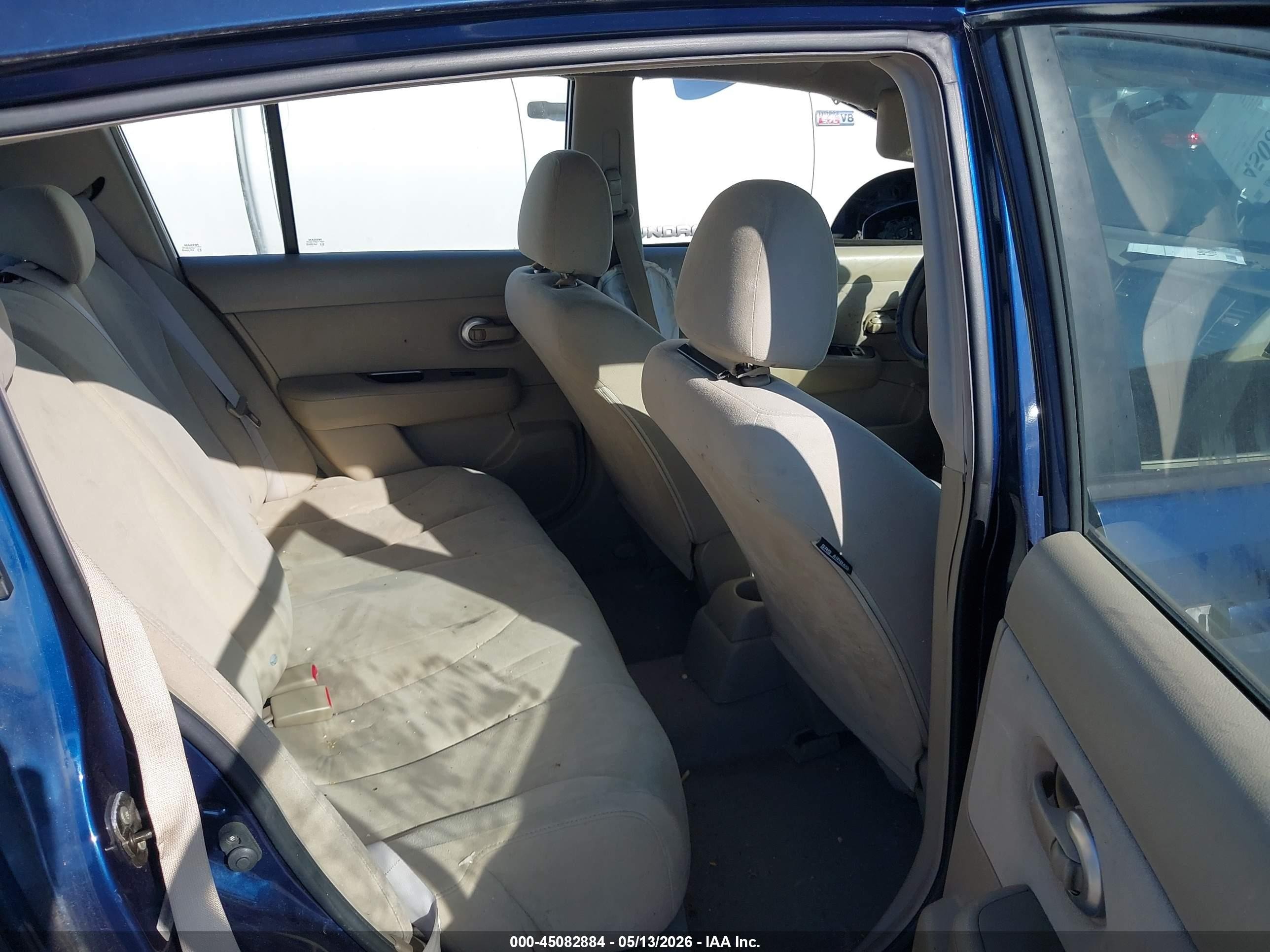 2007 Nissan Versa 1.8s Blue vin: 3N1BC13E47L387326