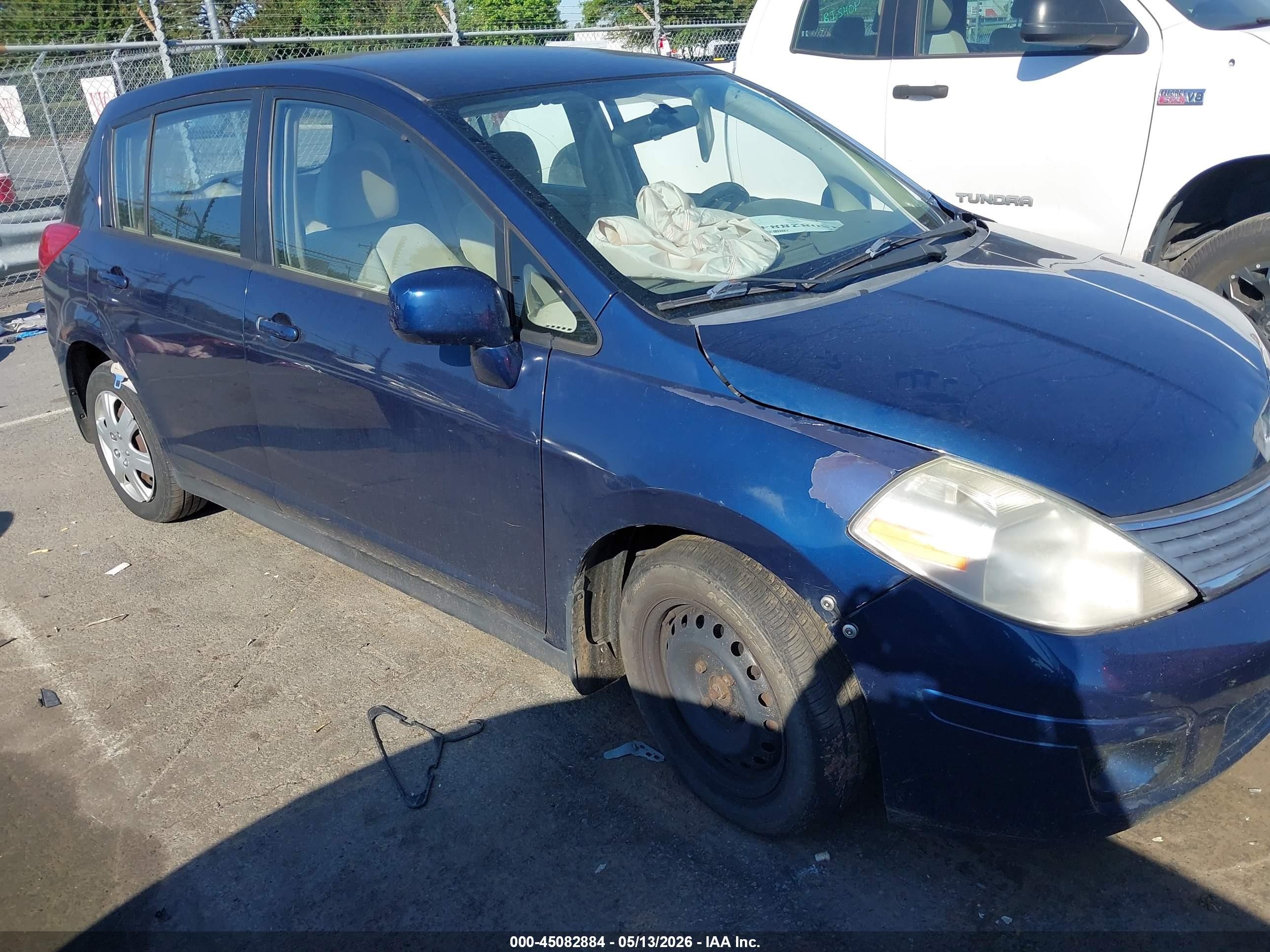 2007 Nissan Versa 1.8s Blue vin: 3N1BC13E47L387326