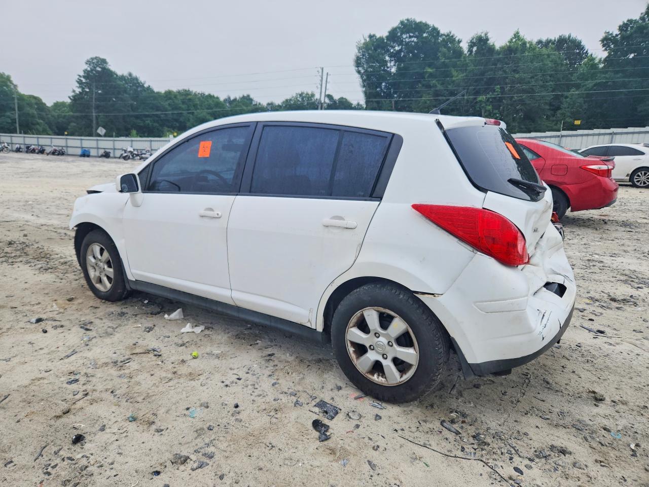 2007 Nissan Versa 1.8 S White vin: 3N1BC13E47L403444