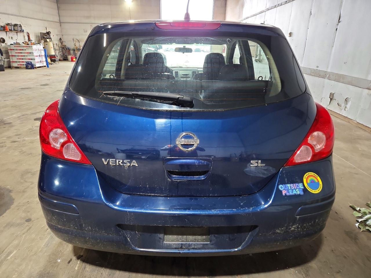 2007 Nissan Versa 1.8 S Blue vin: 3N1BC13E47L445578